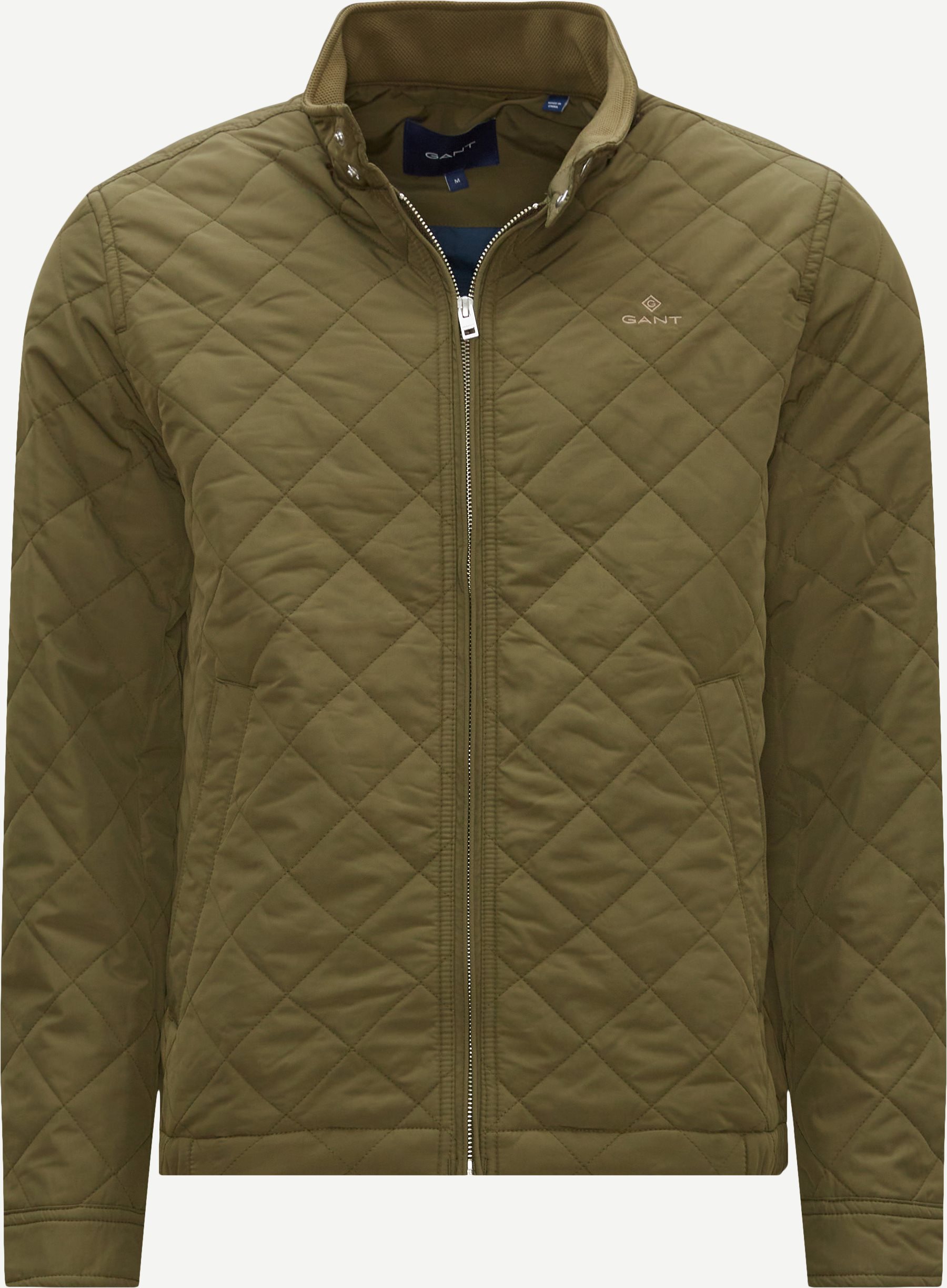 Gant Jackets QUILTED WINDCHEATER 7006080 Army